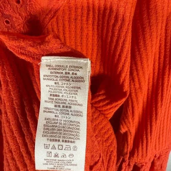 Free People Vermillion Parisian Nights Top - XS K31 - Picture 9 of 9